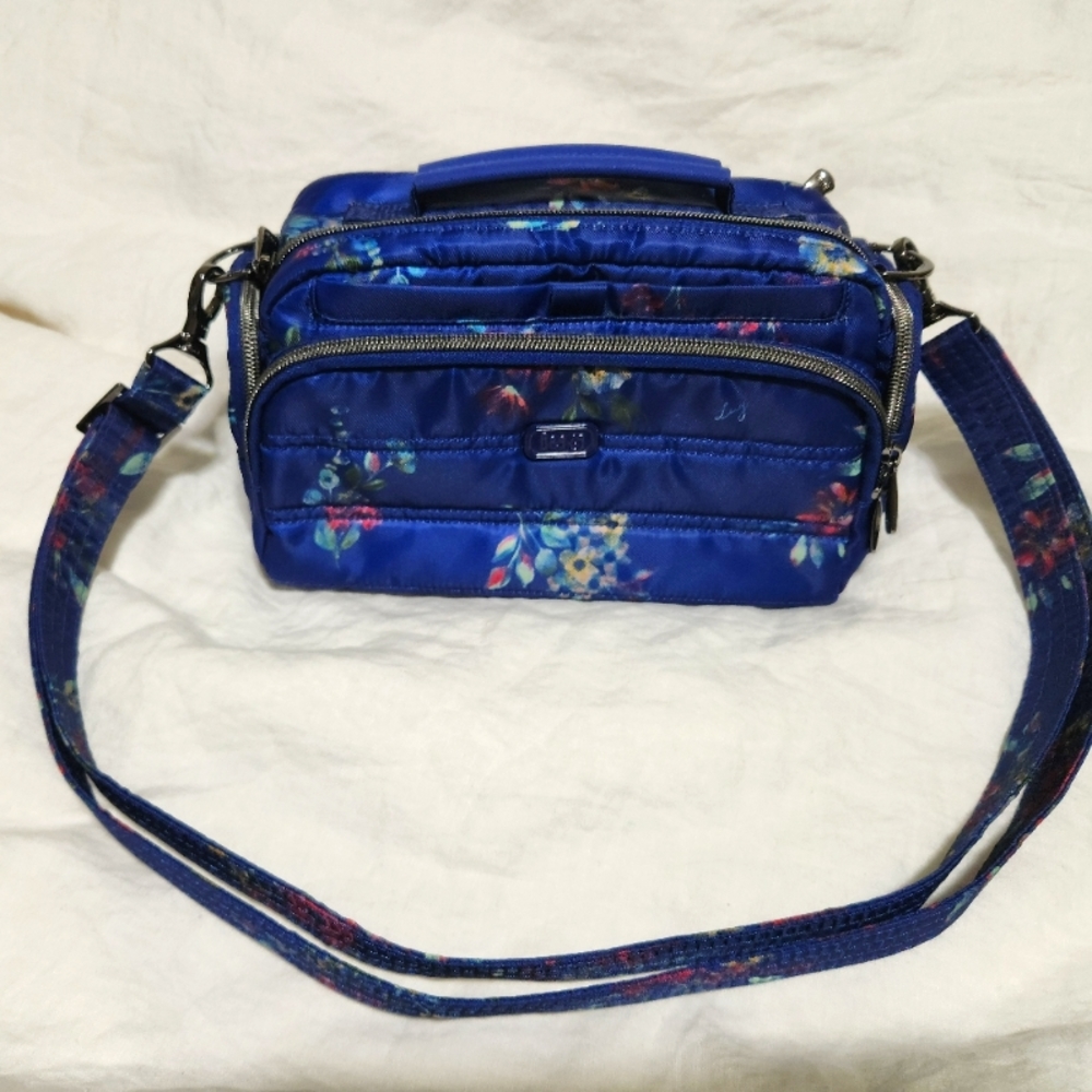 🛍️ WEEKEND SALE ONLY🛍️ Lug Trolley CB Crossbody Bag in Bouquet Blue